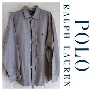 POLO RALPH LAUREN | XL Black White Long Sleeve